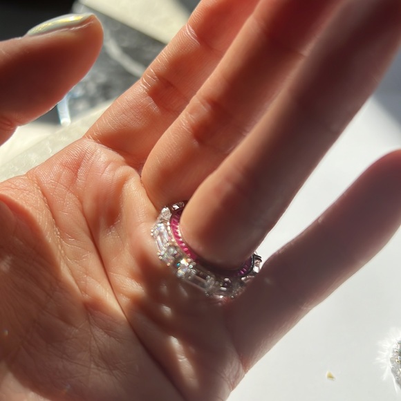 Beautiful high-C diamond replacement ring . High quality detail , unique - Picture 4 of 8